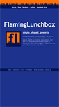Mobile Screenshot of flaminglunchbox.net